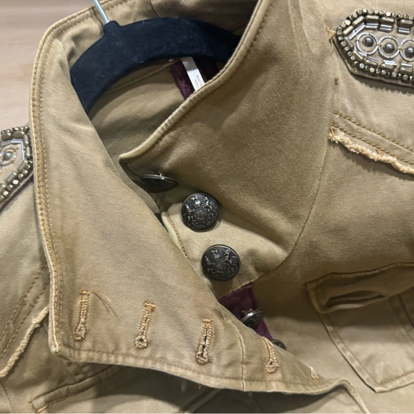 Free People Tan Utility Jacket - Picture 3 of 3